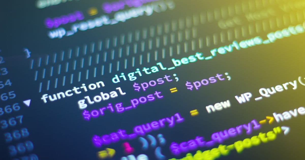 Secure software code on a developer screen
